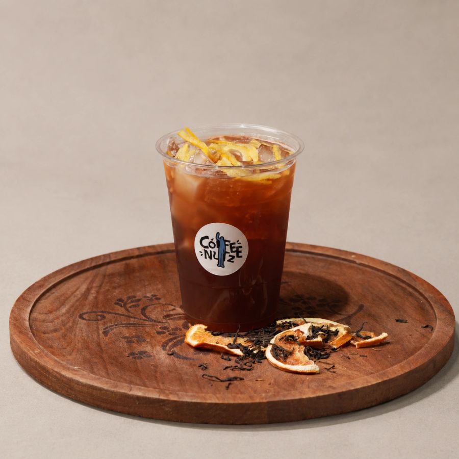 Momo yuzu iced drink