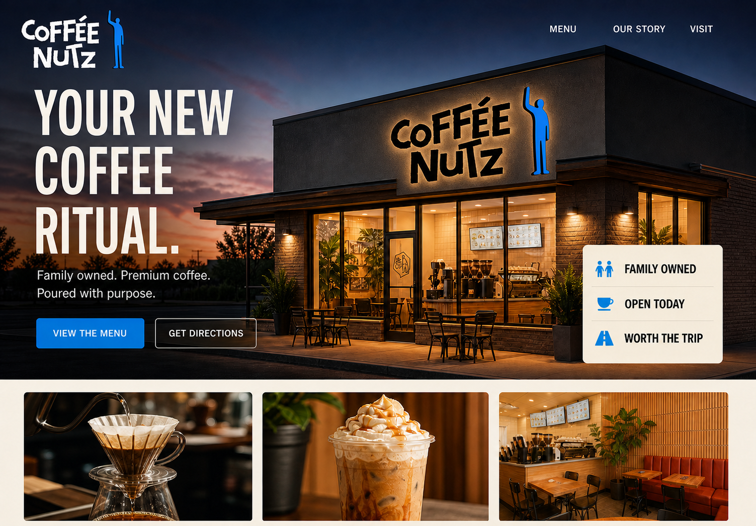 Neighborhood Destination homepage preview